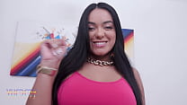 Young Brazilian slut Monique Bastos enjoys threesome with 2 huge cocks ( Anal 0% Pussy )